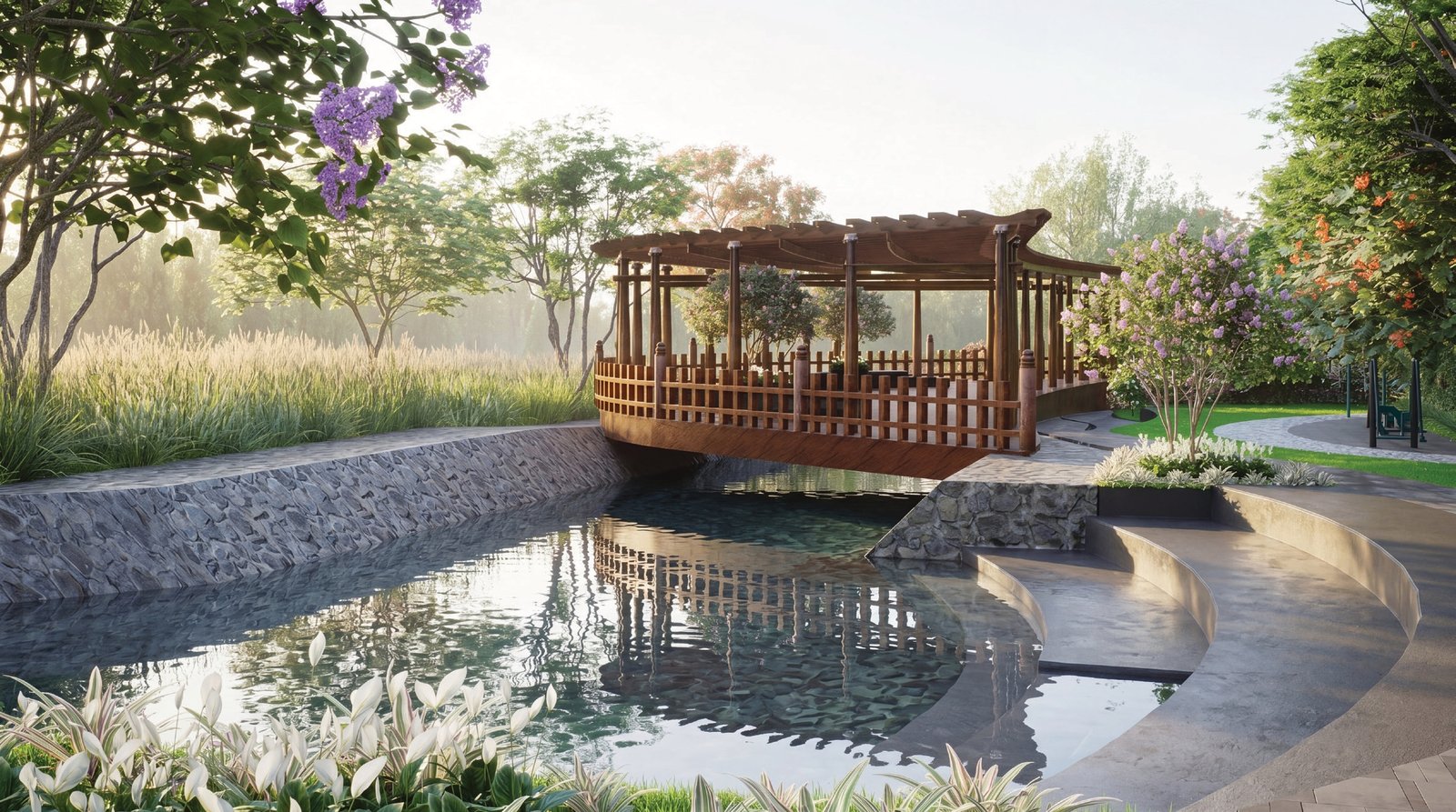 Gazebo Lounge at Vogue Estate