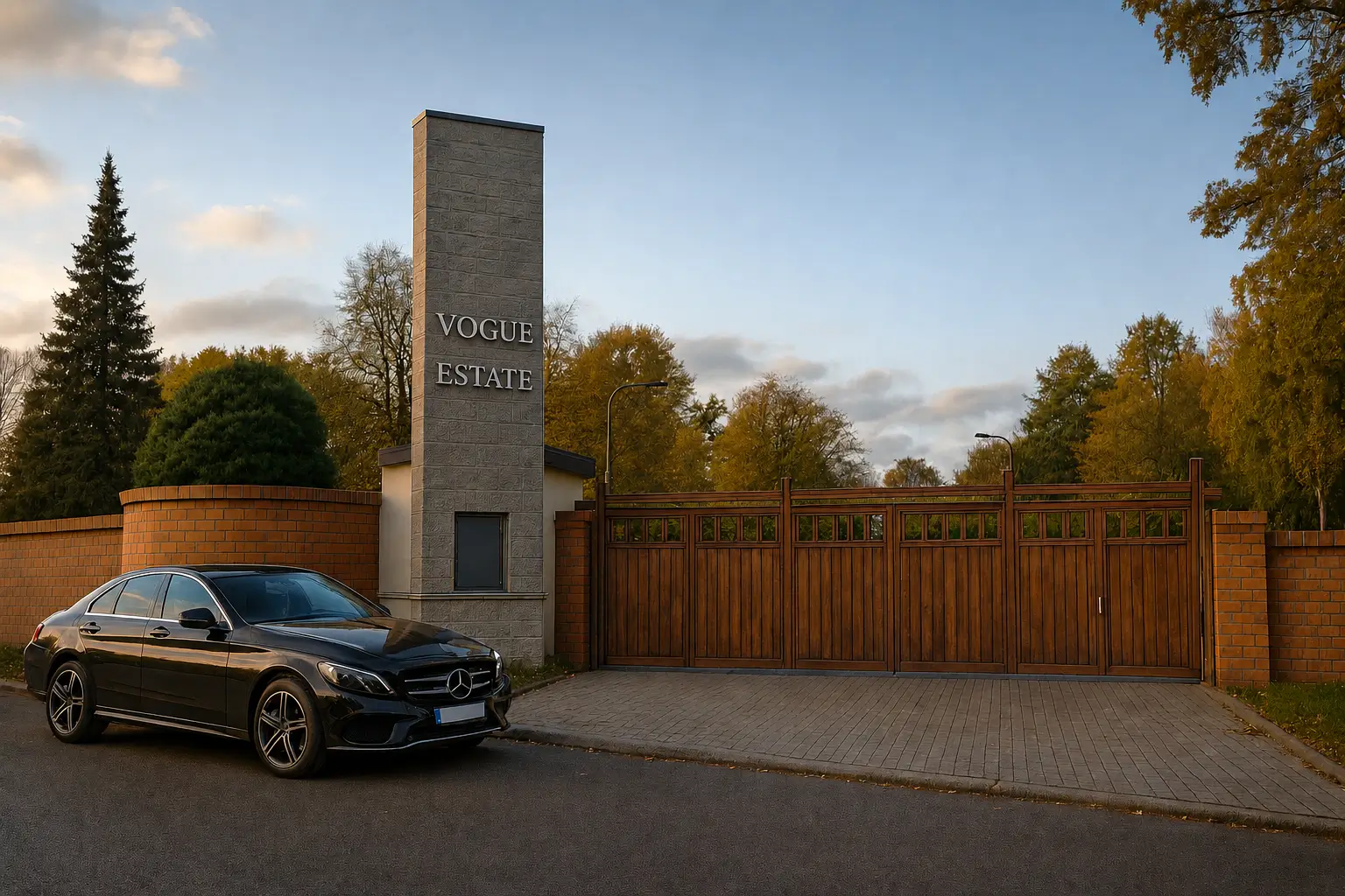 Grand Entrance Boulevard at Vogue Estate