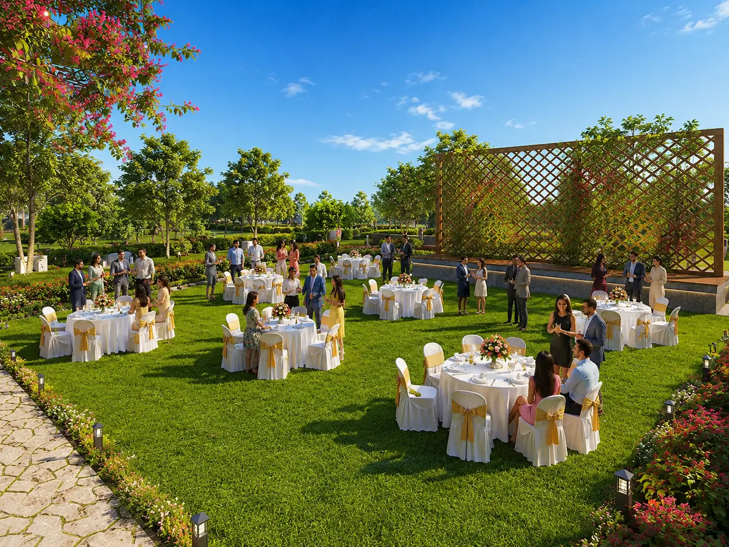 Party Lawn at Vogue Estate